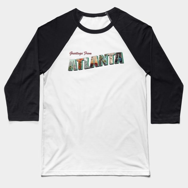 Greetings from Atlanta Baseball T-Shirt by opiester